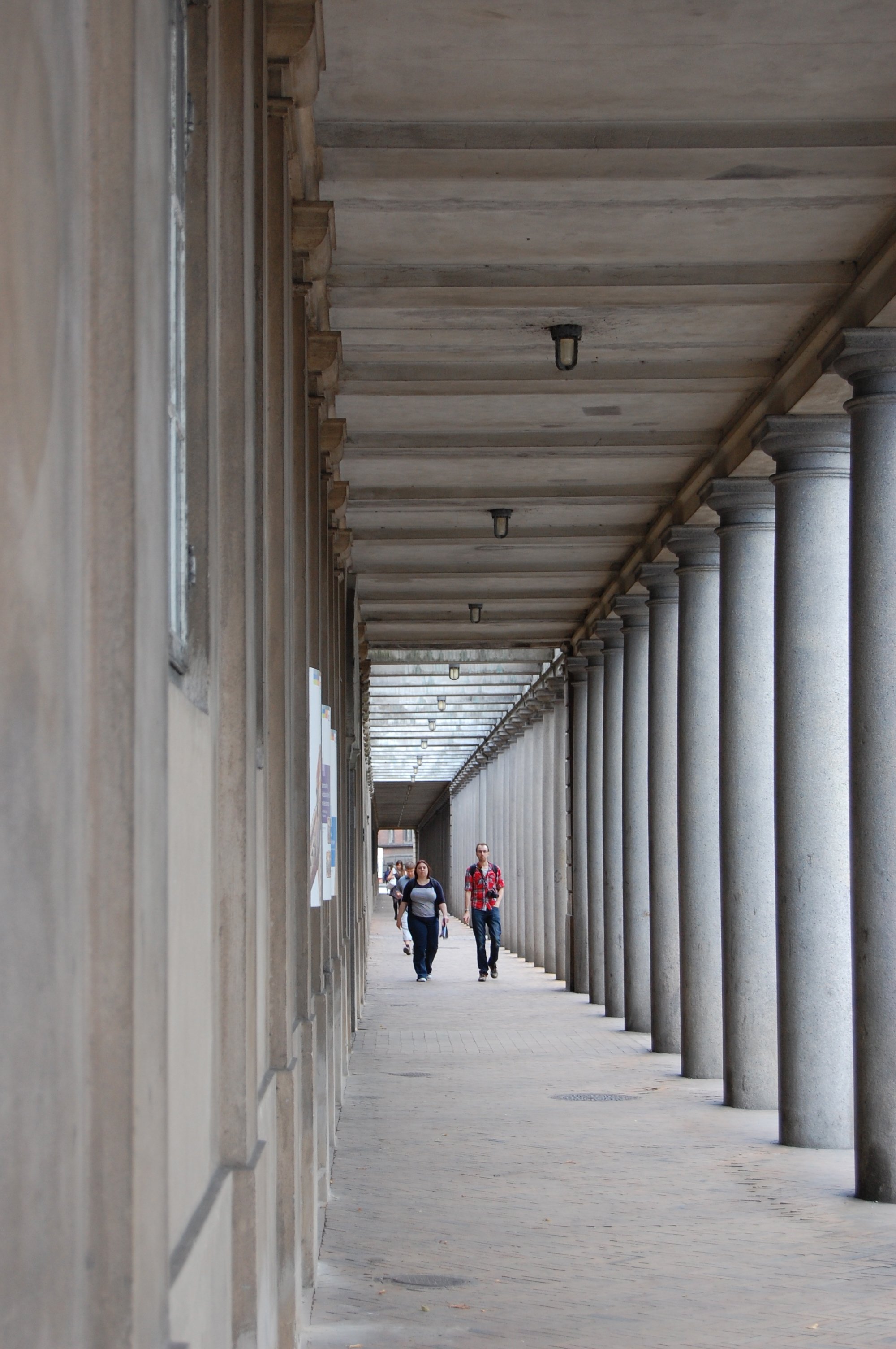 Pillar hallway